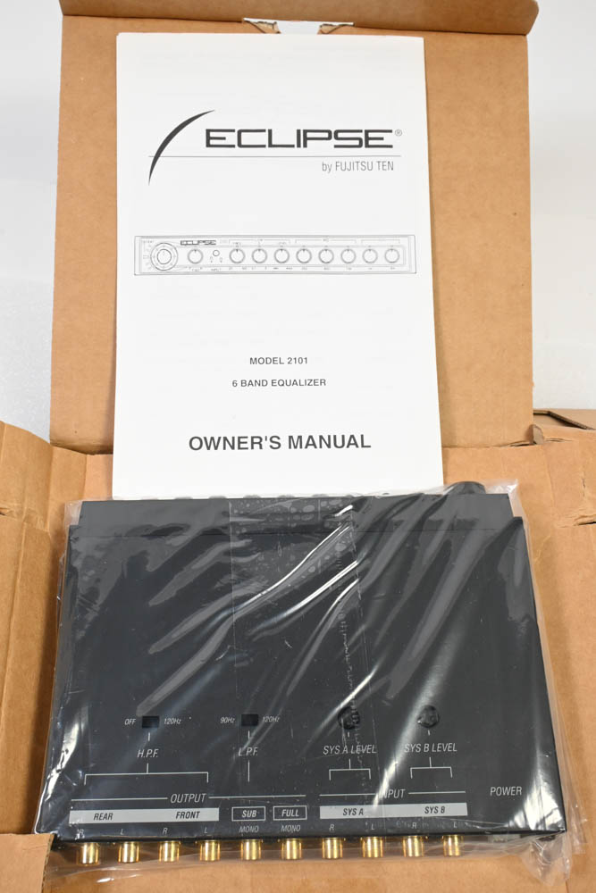 Ebisuyxオーダーページ Eclipse Fujitsu Ten 2101 6-Band EQ Equalizer Vintage | eBay